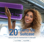 KYME Carry On Luggage 22x14x9 Airline Approved - Image 3