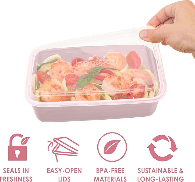 Bentgo 20-Piece Lightweight, Reusable BPA-Free 1-Compartment Containers - Image 4