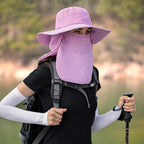 Sun Hats for Men Women Fishing Hat UPF 50+ Breathable Wide Brim Summer UV - Image 3