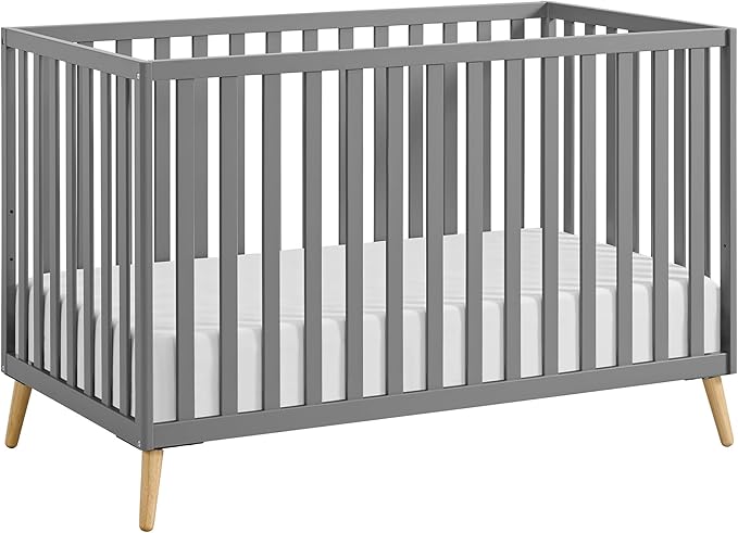 Oxford Baby Cozy Nest Convertible Island Crib, Dove Gray/Natural by OxfordBaby