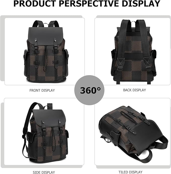 KingTo Laptop Backpack for Men Luxury Anti-Theft Travel Backpack Casual - Image 3