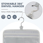 Toiletry Bag For women, Portable Hanging Organizer, 4 Leakproof Compartment for - Image 3