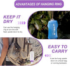200ml/350ml/500ml Collapsible Soft Flask, BPA Free Folding Soft Water Bottle - Image 5