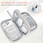FYY Electronic Organizer, Large Travel Cable Organizer Bag Pouch Electronic - Image 5