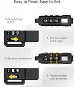 LUGGEX TSA Locks for Luggage, Suitcase Locks TSA Approved, Luggage Locks - Image 8