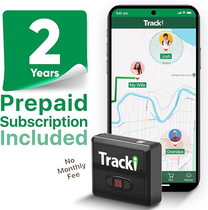 Tracki GPS Tracker for Vehicles, Kids. Subscription Needed. US-Made Tech. 4G - Image 5