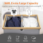 Lifewit 160L Double Laundry Hamper - Image 2