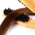 Professional V Shaped Hair Straightener Clamp Brush,Styling Tools Boar Bristle Double Sided Brush Comb Clamp, Styling Comb Hairdressing Tool