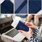 TIGARI Passport Holder for Travel Women Men, PU Leather Passport Wallet Cover - Image 4