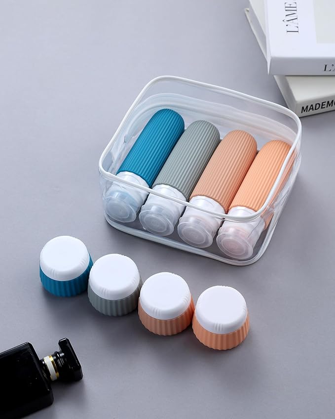Travel Bottles for Toiletries 8 Pack, Tsa Approved Travel Size Toiletries 3 oz - Image 6