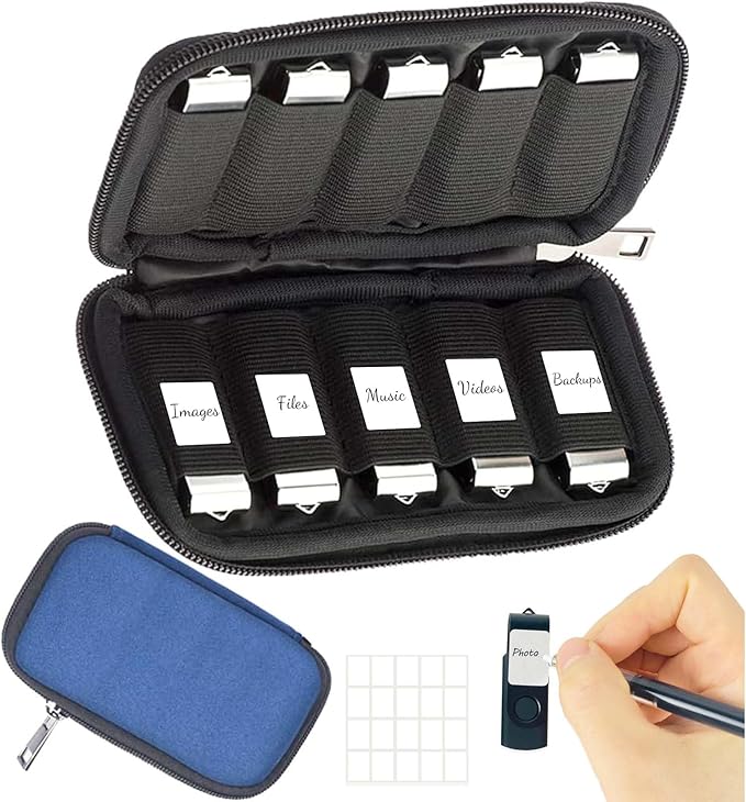 Flash Drive Case JBOS USB Holder Storage Bag, Thumb Drive Caes, Jump Drive Case by JBOS