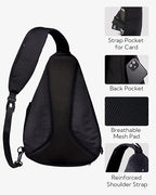 WATERFLY Large Crossbody Sling Bag: Over Shoulder Backpack Daypack Casual Cross - Image 5