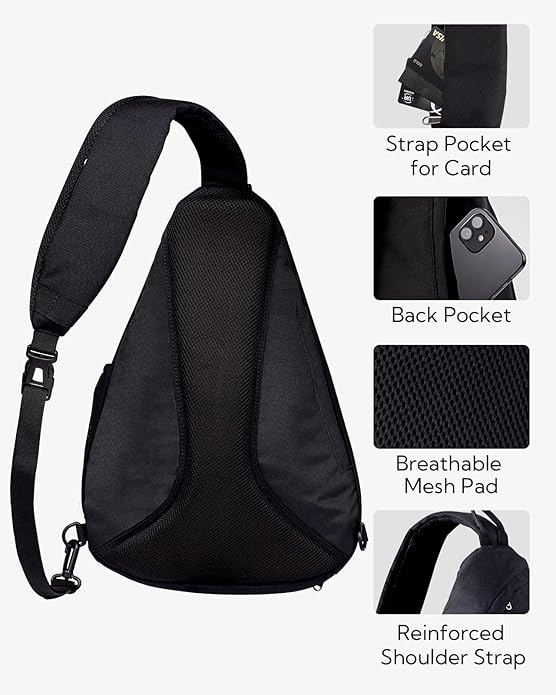 WATERFLY Large Crossbody Sling Bag: Over Shoulder Backpack Daypack Casual Cross - Image 5