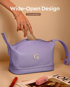 Birthday Gifts, Initial Makeup Bag, Waterproof Double Layer Cosmetic Bag - Image 4