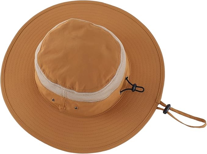 Home Prefer UPF 50+ Men's Sun Hat Wide Brim Bucket Hat UV Protection Hat - Image 3