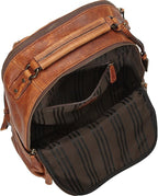 FRYE Logan Backpack Backpack Cognac Antique Pull Up One Size - Image 3