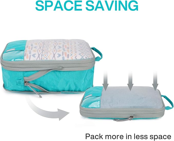 BAGSMART 6 Set Compression Packing Cubes - Image 4
