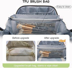 Travel Makeup Bag Organizer Cosmetic Bag: 3 Pcs Set Make up Bags - Image 3