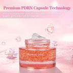 Salmon DNA PDRN Pink Collagen Capsule Cream - Lightweight Hydrating Gel Moisturizer with Niacinamide, Hyaluronic Acid, Glow Boost, Non-Sticky, Sensitive Skin
