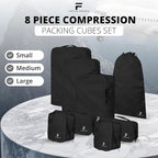 8 Piece Compression Packing Cubes Set - Image 5