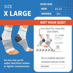 Plantar Fasciitis Sock for Men and Women, Compression Foot Sleeves - Image 3