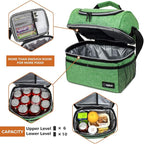 OPUX Lunch Box For Men Women, Insulated Large Lunch Bag Adult Work, Double - Image 7