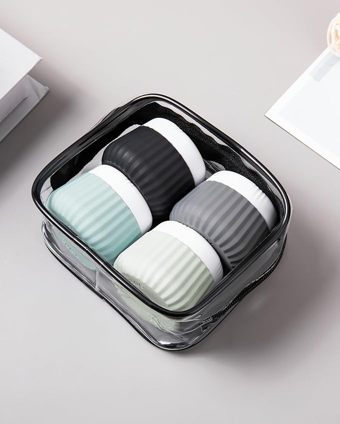 Travel Containers for Toiletries 4 Pack, TSA Approved Travel Size Toiletries - Image 9