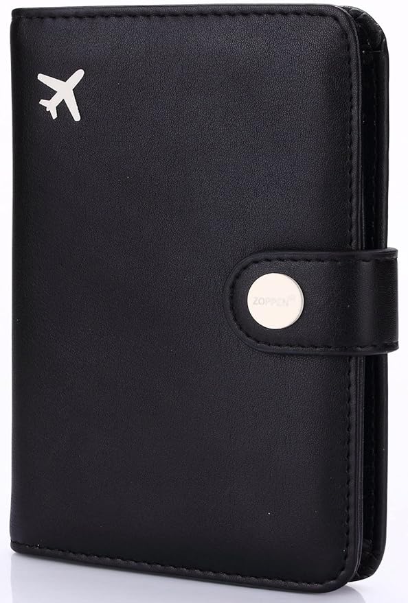 ZOPPEN Passport Holder Women Men, Passport Cover Travel Wallet Rfid Blocking - Image 4