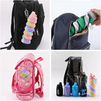 Collapsible Water Bottle for Adults, Reusable Silicone Foldable Water Bottles - Image 7