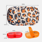 Serfeymi Weekly Travel Pill Organizer 2 Times A Day AM PM Upgraded Rainbow Pill - Image 2