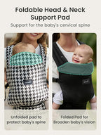 GROWNSY Baby Carrier Newborns to Toddlers, Ergonomic Baby Toddler Carrier - Image 6