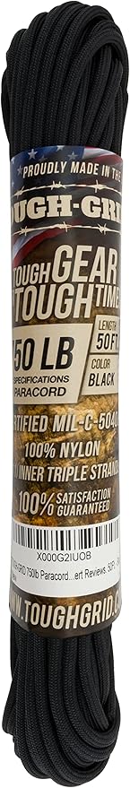 TOUGH-GRID 750 Paracord Rope Nylon Parachute Cord, Made in USA Survival Kit - Image 3