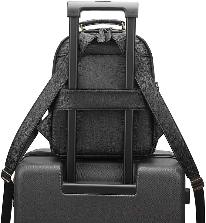 Small Camera Backpack, Classic PU Leather - Image 8