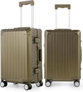 Mvst Luggage Premium All Aluminum Magnesium Carry On 20'' Lightweight Metal by KANGSHILU