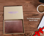 STAR VISTA Albatross Leather Travel Passport Holder, Minimalist Design - Image 6