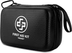Premium First Aid Kit, 320 Piece Waterproof Hard Shell Eva First Aid Kit by VRIEXSD