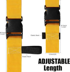 Luggage Straps for Suitcases TSA Approved-2 Pack Bright Personalized Luggage - Image 3