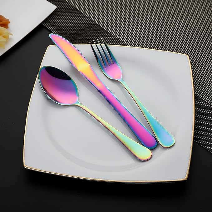 DEVICO Portable Utensils, Travel Camping Cutlery Set, 8-Piece including Knife - Image 3