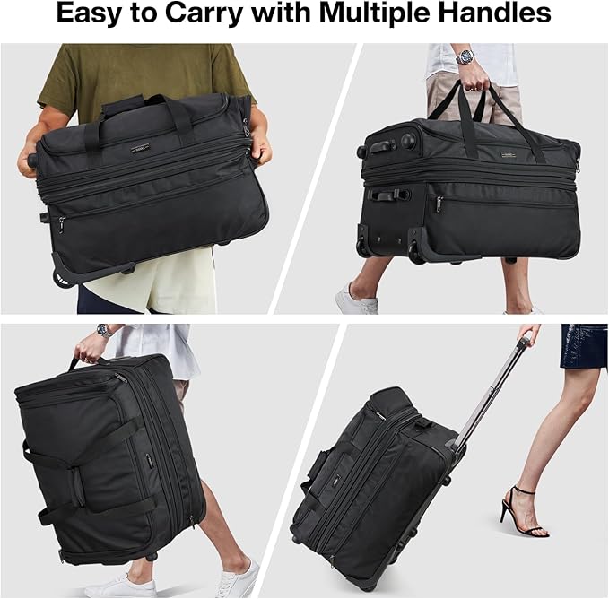 Hanke Large Expandable checked Luggage Suitcases - Image 3