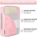 8 Set Packing Cubes for Travel, Gifts for Women Mom, Anti-Tearing Suitcase - Image 4