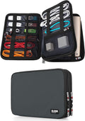 BUBM Double Layer Electronic Accessories Organizer, Travel Gear Bag by BUBM