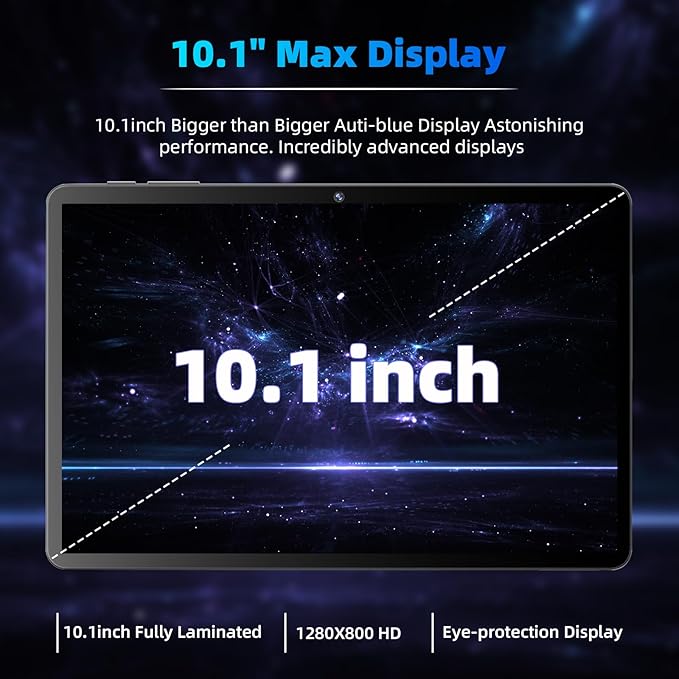 Android 14 Tablet, 10 inch Tablets, Octa Core CPU, 10GB+64GB+512GB Expansion - Image 4
