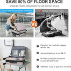 KROSER Carry On Luggage with Spinner Wheels & Built-in TSA Lock, Expandable Top - Image 6