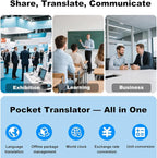 iTour D-pro Language Translator Device, Realtime Detachable Dual Screen AI - Image 5