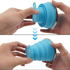 2 Pack Silicone Collapsible Travel Cup - Image 4