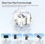ULANZI Ombra Ⅱ Camera Travel Tripod White, 61.5" Aluminum Tripod Foldable - Image 5