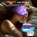 LC-dolida White Noise Sleep Mask, 3D Sleep Headphones - Image 6
