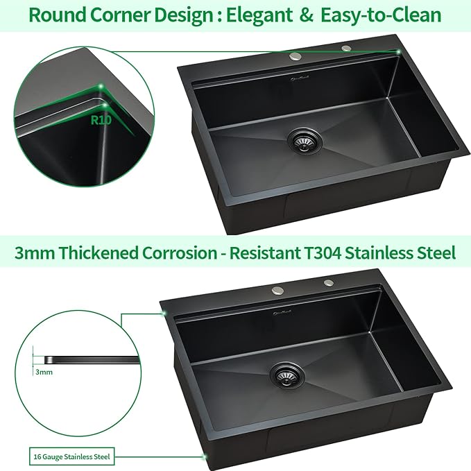 Drop-in Kitchen Sink - Image 5
