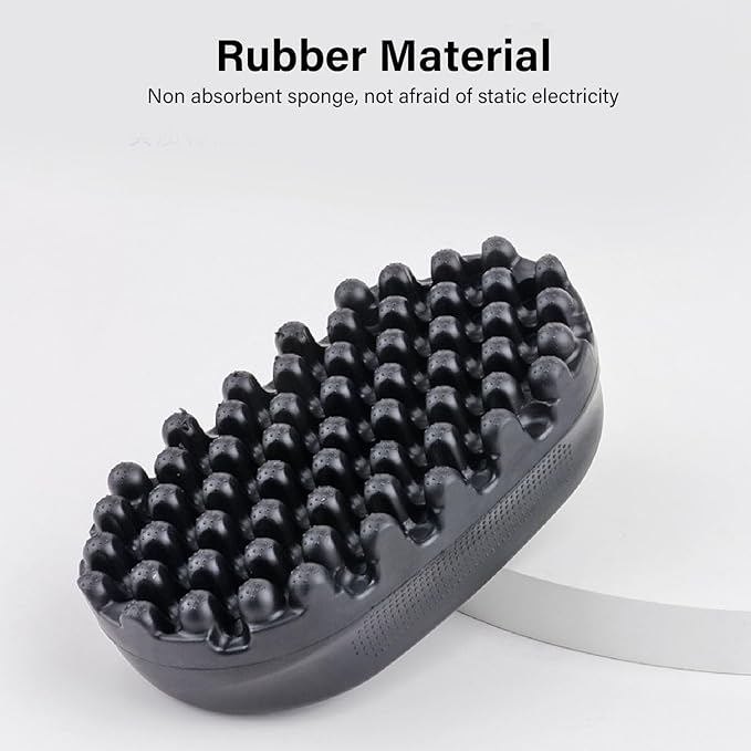 Curling Twisted Hair Brush Styling Brush, Afro Braid Dreadlocks Comb for Men and Women, Styling Brushs for Curly Hair (Black)