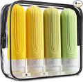 Travel Bottles for Toiletries, Tsa Approved 3oz Travel Size Containers BPA Free by Mrsdry